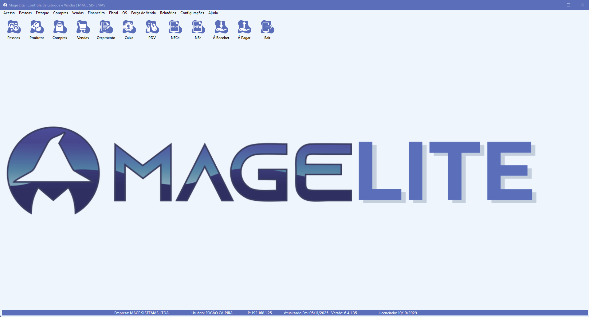 Parâmetros da Empresa